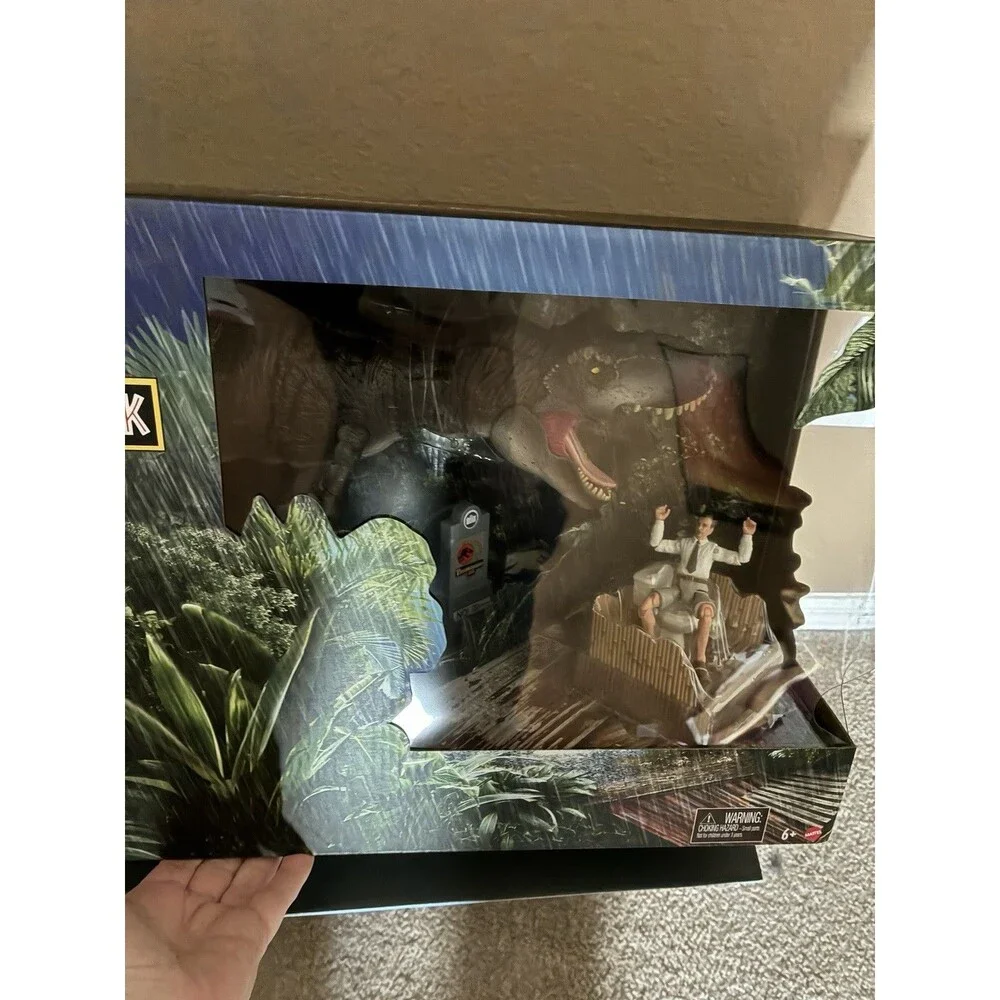 Jurassic Park World Hammond Collection Outhouse Chaos Set SDCC Exclusive Rare